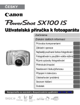 Canon PowerShot SX100 IS Užívateľská príručka