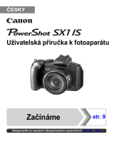 Canon PowerShot SX1 IS Užívateľská príručka