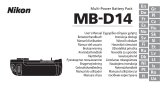 Nikon MB-D14 Používateľská príručka