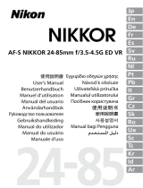 Nikon Nikkor AF-S 24-85mm f/3.5-4.5G ED VR Používateľská príručka