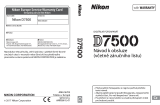 Nikon D7500 Návod na používanie