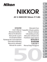 Nikon AF-S NIKKOR 50mm f/1.8G Používateľská príručka