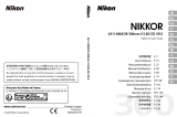 Nikon AF-S NIKKOR 300mm f/2.8G ED VR II Používateľská príručka