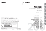 Nikon AF-S NIKKOR 200mm f/2G ED VR II Používateľská príručka