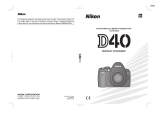 Nikon D40 Užívateľská príručka
