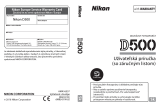 Nikon D500 Užívateľská príručka