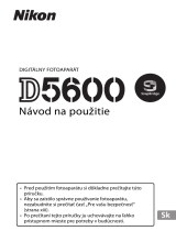 Nikon D5600 Návod na používanie