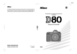 Nikon D80 Užívateľská príručka