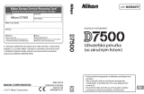 Nikon D7500 Užívateľská príručka