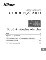 Nikon COOLPIX A100 Stručný návod na obsluhu