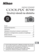 Nikon COOLPIX B700 Stručný návod na obsluhu