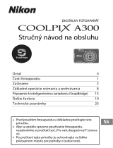 Nikon COOLPIX A300 Stručný návod na obsluhu