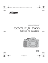 Nikon COOLPIX P600 Návod na používanie