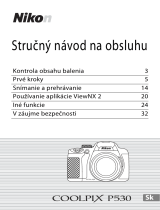 Nikon COOLPIX P530 Stručný návod na obsluhu