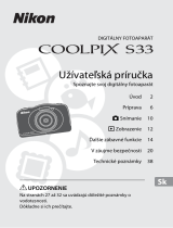 Nikon COOLPIX S33 Užívateľská príručka