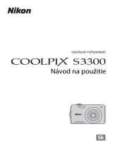 Nikon COOLPIX S3300 Návod na používanie