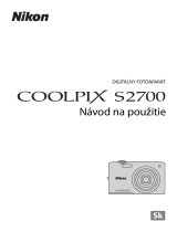 Nikon COOLPIX S2700 Návod na používanie