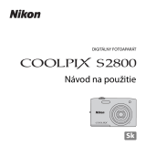 Nikon COOLPIX S2800 Návod na používanie