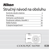 Nikon COOLPIX S6700 Stručný návod na obsluhu