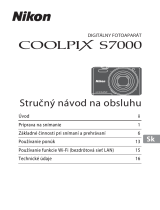 Nikon COOLPIX S7000 Stručný návod na obsluhu