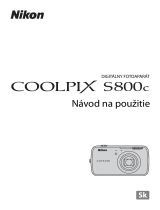 Nikon COOLPIX S800c Návod na používanie