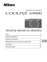 Nikon COOLPIX S9900 Stručný návod na obsluhu