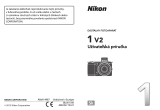 Nikon Nikon 1 V2 Užívateľská príručka