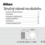 Nikon COOLPIX L330 Stručný návod na obsluhu