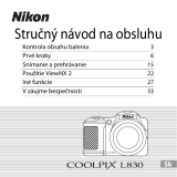 Nikon COOLPIX L830 Stručný návod na obsluhu