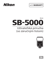 Nikon SB-5000 Užívateľská príručka