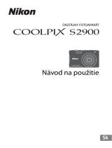 Nikon COOLPIX S2900 Návod na používanie