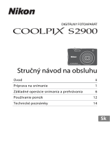 Nikon COOLPIX S2900 Stručný návod na obsluhu