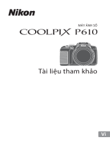 Nikon COOLPIX P610 referenčná príručka