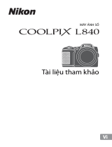 Nikon COOLPIX L840 referenčná príručka