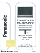 Panasonic TX32PG50 Návod na používanie
