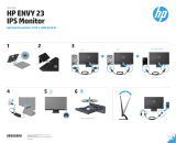 HP ENVY 23 23-inch IPS LED Backlit Monitor with Beats Audio Stručná príručka spustenia