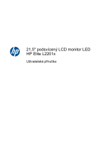 HP Elite L2201x 21.5-inch LED Backlit LCD Monitor Používateľská príručka
