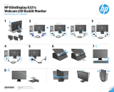 HP EliteDisplay E221c 21.5-inch Webcam LED Backlit Monitor Návod na inštaláciu
