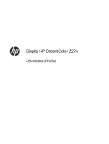 HP DreamColor Z27x Studio Display Užívateľská príručka