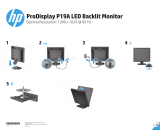 HP ProDisplay P19A 19-inch LED Backlit Monitor Návod na inštaláciu