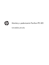HP Pavilion 25bw 25-inch Diagonal IPS LED Backlit Monitor Užívateľská príručka