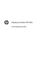 HP Pavilion 23tm 23-inch Diagonal Touch Monitor Používateľská príručka