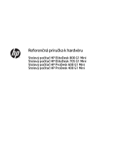 HP EliteDesk 800 G1 Desktop Mini PC Bundle (ENERGY STAR) referenčná príručka