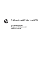 HP Value Serial/USB Receipt Printer II Používateľská príručka
