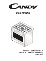 Candy CCG9M52PX Používateľská príručka