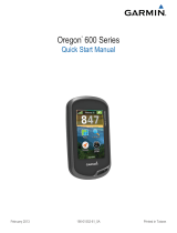 Garmin Oregon 600t,GPS,Topo Canada Návod na obsluhu