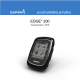 Garmin Edge® 200 Užívateľská príručka