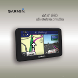 Garmin dezl 560LT Užívateľská príručka