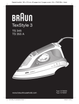 Braun TS320 TEXSTYLE 3 Návod na obsluhu