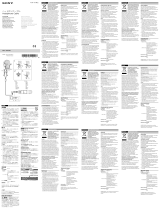 Sony MUC-B20SB1 Návod na obsluhu